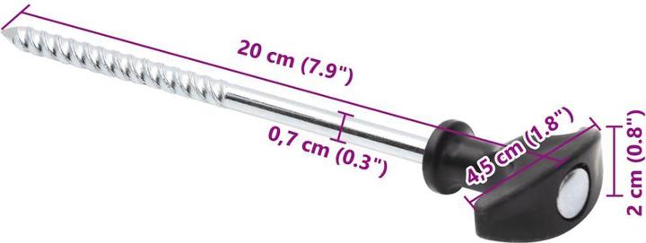 Actual product image vidaXL Zelthering