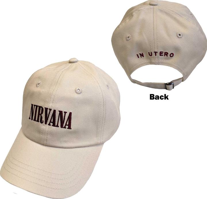 Produktbild Nirvana Text Logo in Utero Baseball Cap