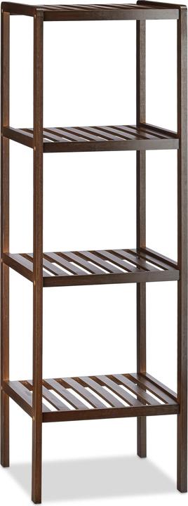 Immagine prodotto Relaxdays Mensola da bagno in bambù (34,5 x 33 x 110 cm)