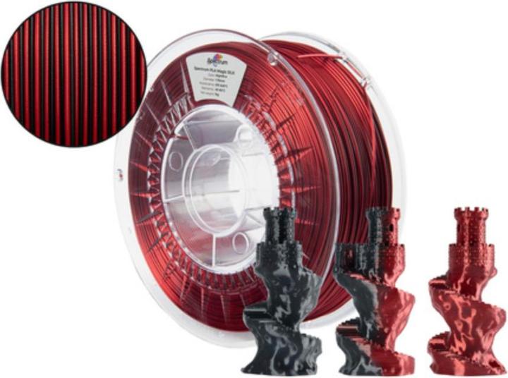 Immagine prodotto Filament · PLA Magic SILK · NIGHTFIRE · 1.75mm · 1kg (PLA, 1.75 mm, 1000 g, Multicolore)