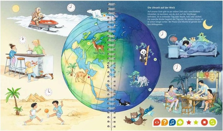 Actual product image tiptoi - clock and time (German)