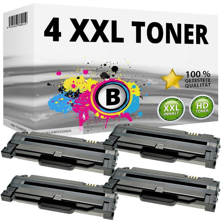 Produktbild Druckfuxx 4x XXL TONER MLT-D1052L für Samsung ML-1910 ML-1915 ML-2525V ML-2540R ML-2545