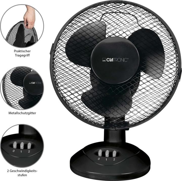Immagine prodotto Clatronic Ventilatore da tavolo VL (51 dB)