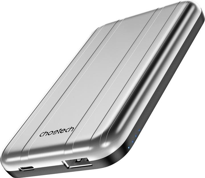 Actual product image Choetech External battery with wireless charging function, 10 W, 5000 mAh (5000 mAh, 10 W, 18.50 Wh)