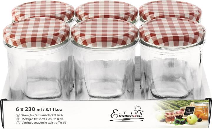 Einkochwelt Pots de conserve (6 pcs, 0.23 l)
