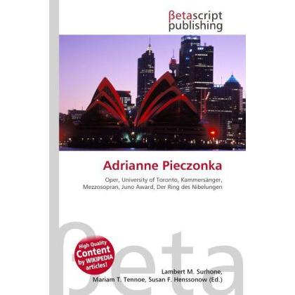 Adrianne Pieczonka, Fachbücher