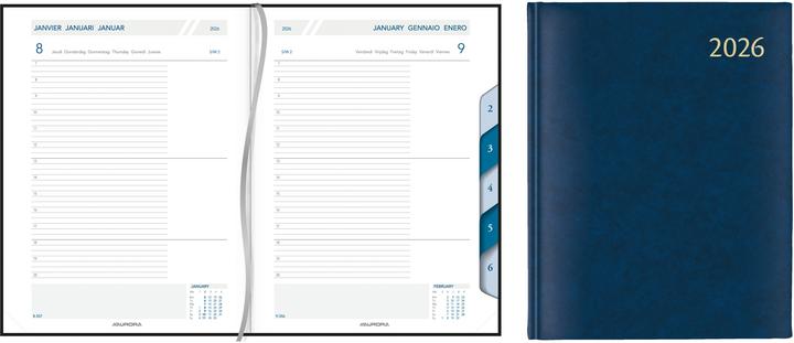 Produktbild Aurora Largo de luxe 1T/S blau 3115B f/nl/d/e/i/sp 16,5x21cm 2021 (Spezial, 1 Tag / 1 Seite)