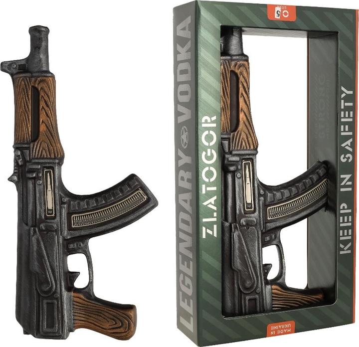 Zlatogor AK 47 Vodka d'Ukraine