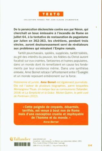Actual product image Les chrétiens dans l'Empire romain (French, Bernet Anne, 2022)
