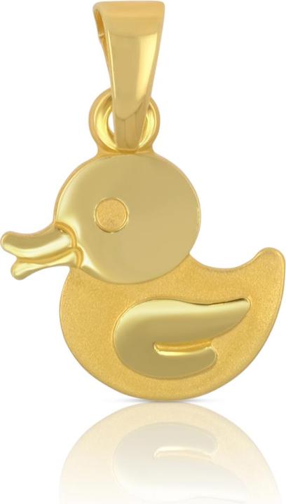 Image du produit Muau Pendant duck yellow gold 750, 18x11mm (Or jaune 750/18K)