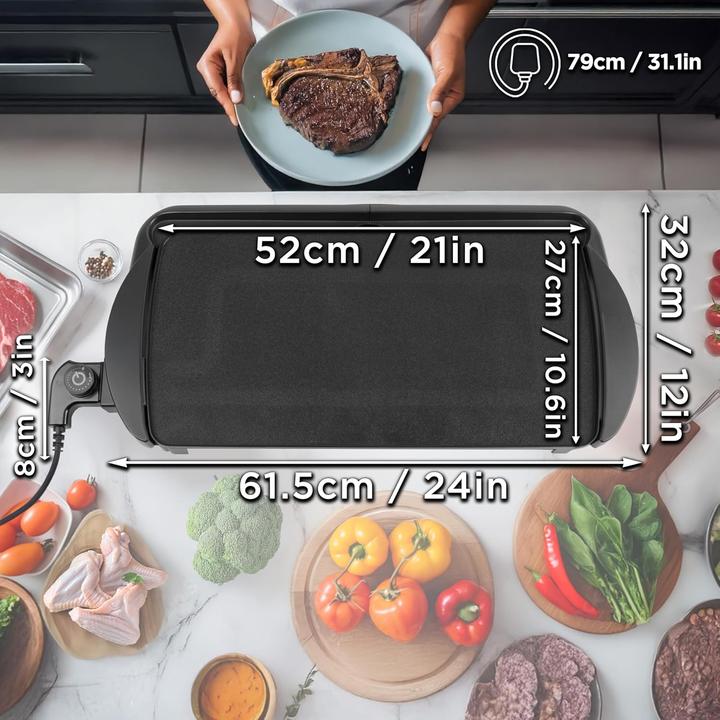 Actual product image Duronic GP20 Electric table grill