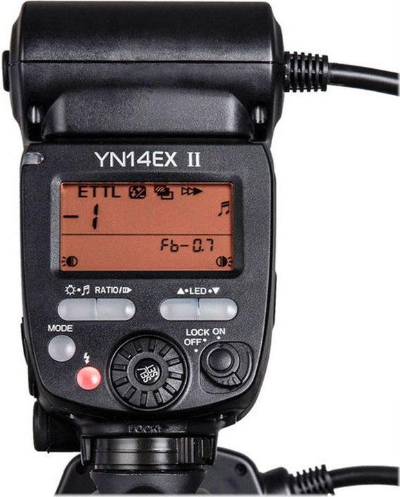 Produktbild Yongnuo Fernauslöser YN-14EXII TTL-Makro-Ringlichtblitz für Canon (Kabel)