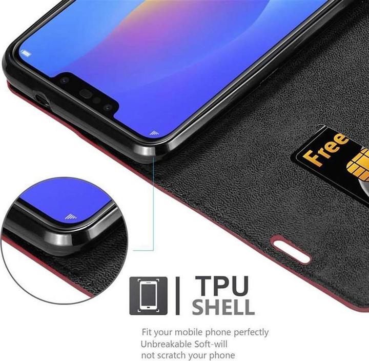 Actual product image Cadorabo Book Invisible Magnet Cover (Samsung Galaxy J4 Prime, Sasmung Galaxy J4 Core)