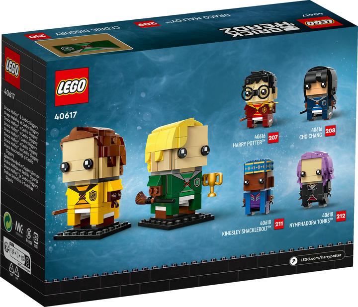 Productafbeelding LEGO BrickHeadz - Draco Malfoy & Carlo Kannewasser (40617, LEGO Brickheadz)