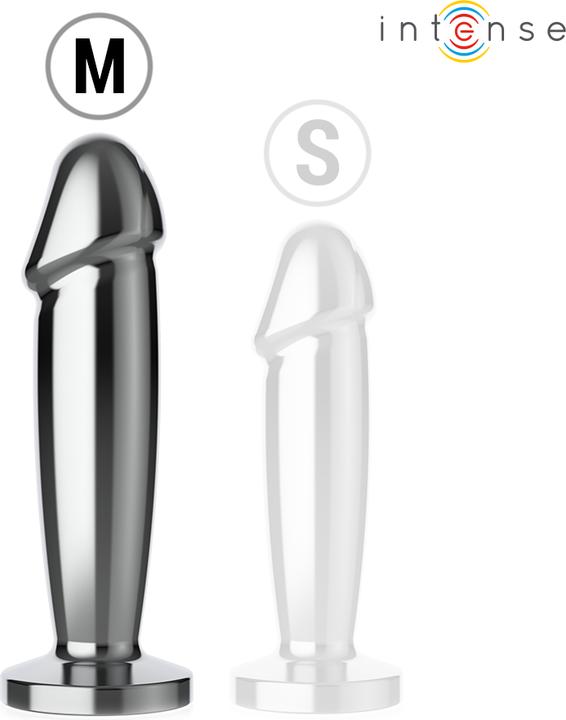 Image du produit Intense - Anal Plug 10 Vibrationen Metalldildo Mit Fernbedienung M