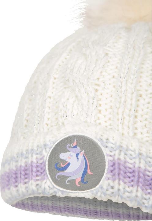 Actual product image Mountain Warehouse Childrens/Kids Unicorn Pom Pom Beanie (One size)