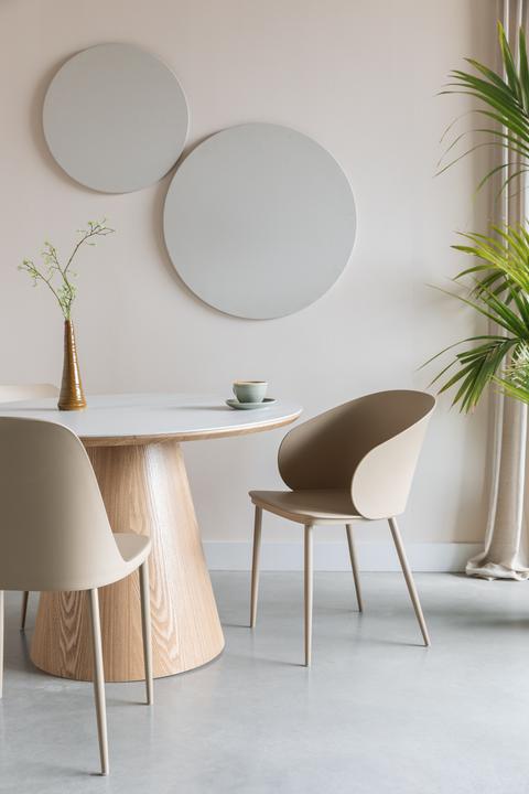 Image du produit White Label Living Dining Table Almira Round Oak