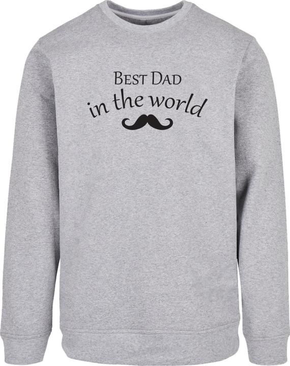 Produktbild Merchcode Fathers Day - Best dad in the world 2 Basic Crewneck - 115083 (L)