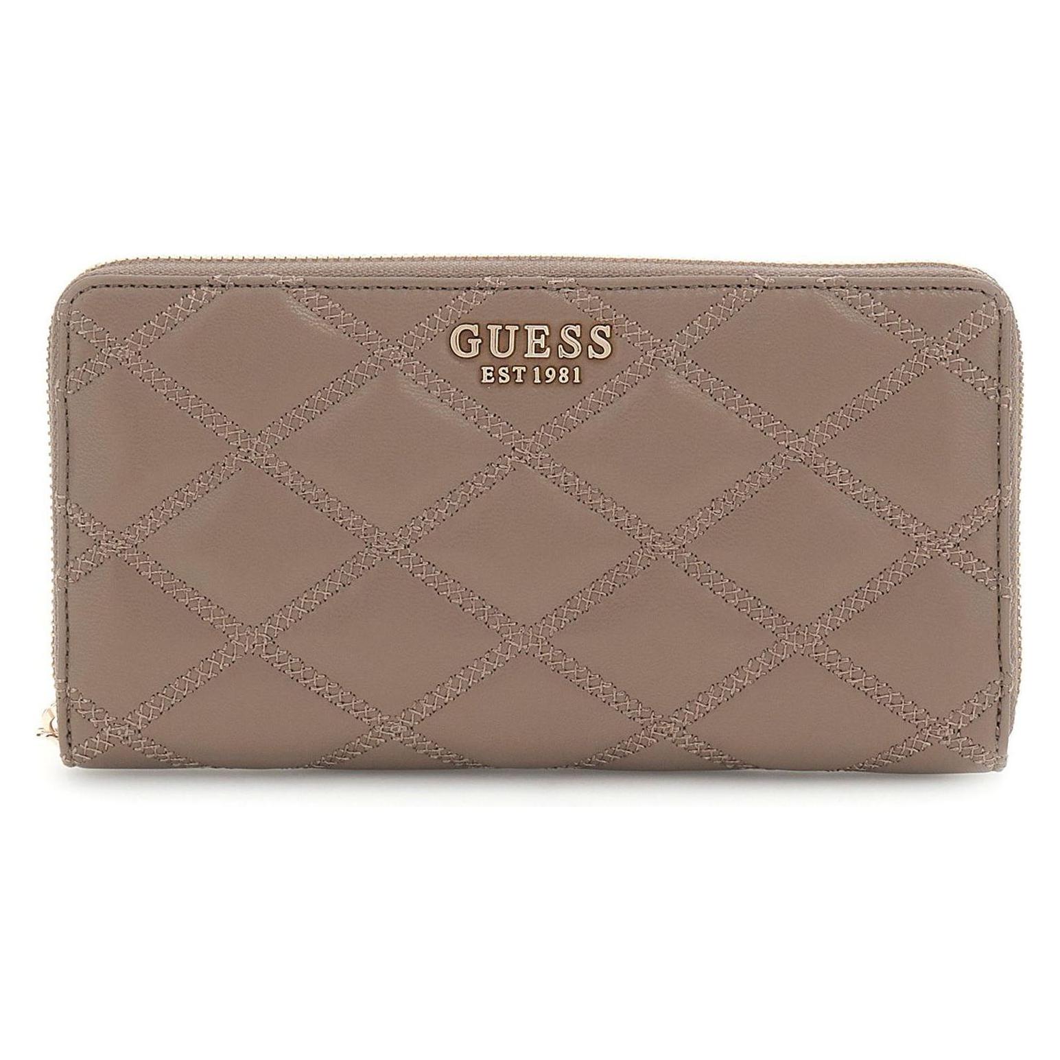 Guess, Damen, Portemonnaie, Tamsin Cheque Organizer, Braun