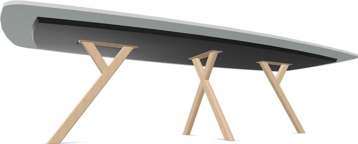 Produktbild Dietiker Felber T14 Sitzungstisch Boatform (2900 x 1200 x 720 mm)