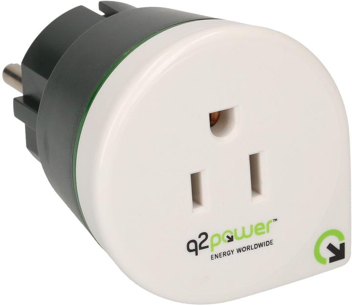 Produktbild Q2 Power Reiseadapter USA nach Europa