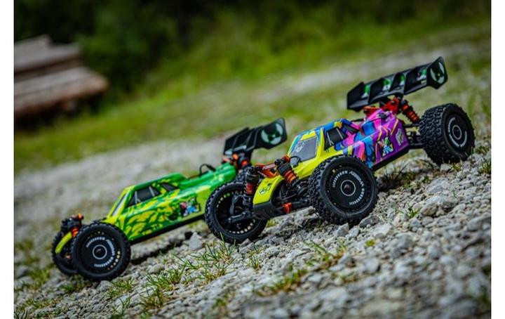 Actual product image Absima Buggy Neon Furry purple, 4WD, RTR, 1:12 (RTR Ready-to-Run)