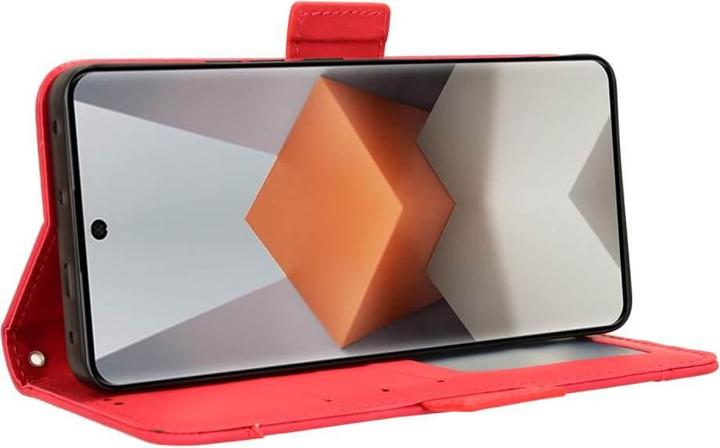 Actual product image Cover-Discount Xiaomi Redmi Note 13 Pro+ - Case card slots red (Xiaomi Redmi Note 13 Pro)