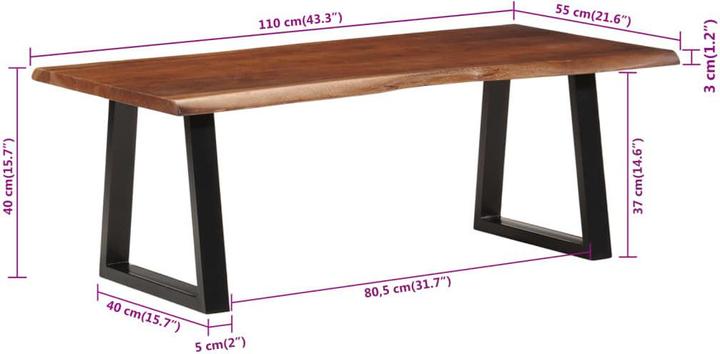 Immagine prodotto vidaXL Anais (110 x 55 x 40 cm)