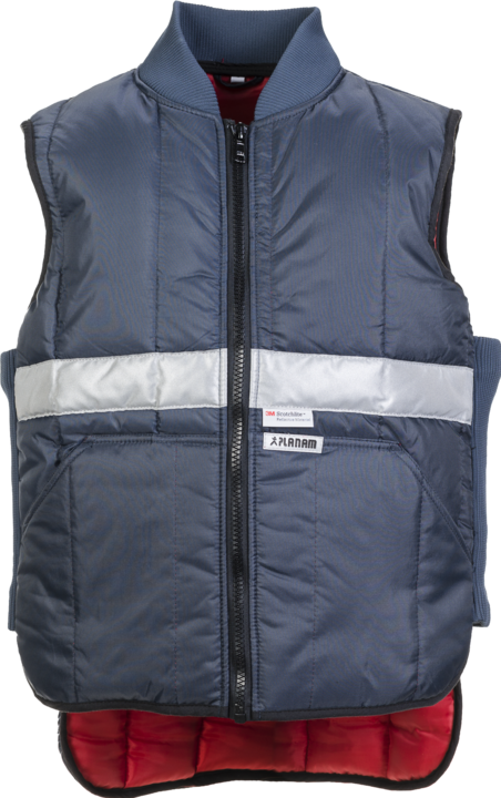 Planam Men's thermal waistcoat "5122" navy size L (L)
