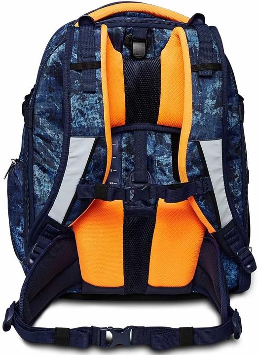 Actual product image Seven Ergonomic Adjustable Backpack with Multiple Compartments and Helmet Holder (32 l)