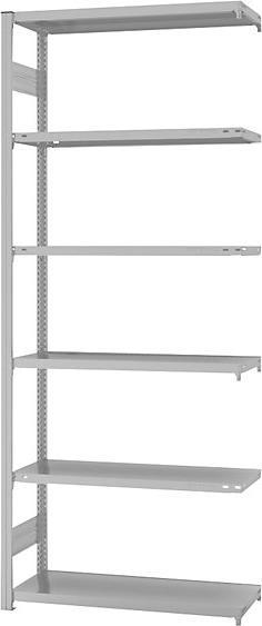 Actual product image eurokraft pro System boltless shelving, plastic coated