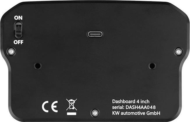 Produktbild Ascher Racing Dashboard 4"