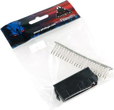 Actual product image Phobya ATX Power Connector 24Pin female connector