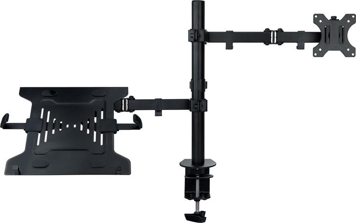 Actual product image Tooq Technology TABLE STAND TV/MON TOOQ 13-32 ALUMINIUM BLACK (Table, 32", 12.50 kg)