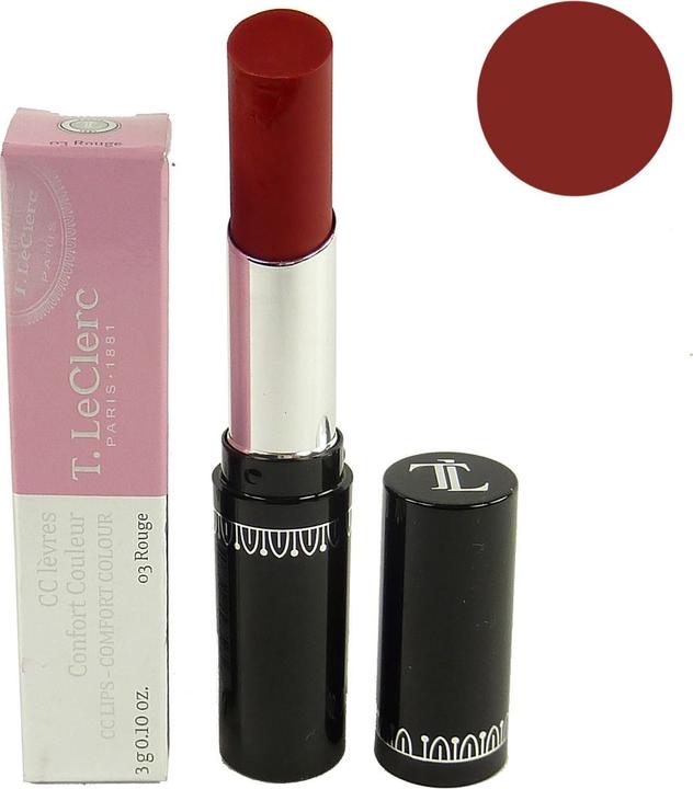 Immagine prodotto Leclerc T. PARIS 1881 CC Lips Comfort Colour Lipstick 3g (03 Rouge)
