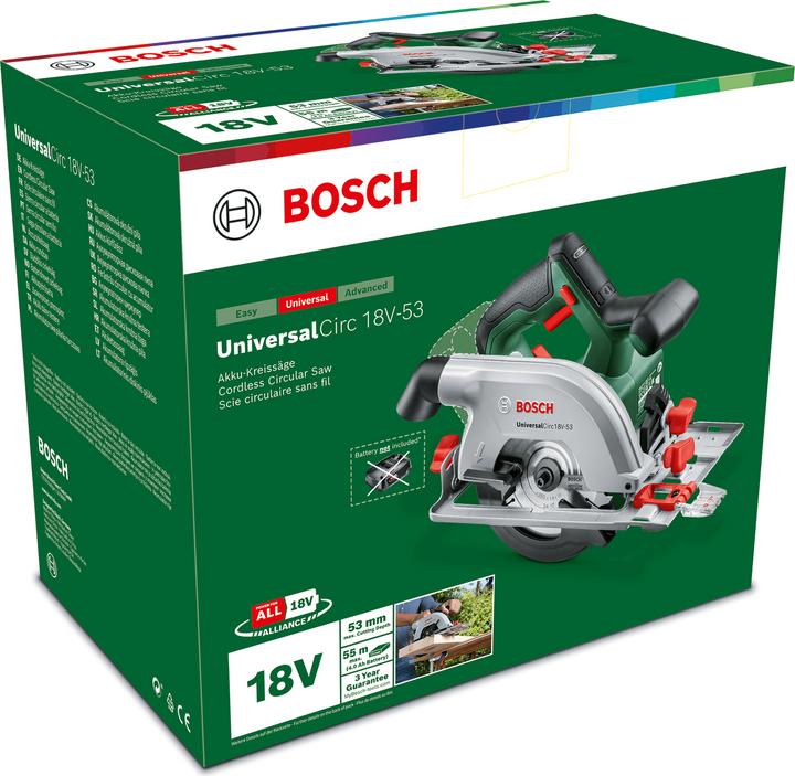 Actual product image Bosch Home & Garden UniversalCirc 18V-53