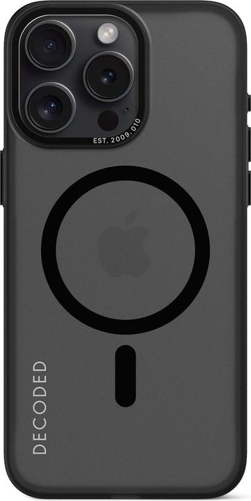 Produktbild Decoded Recycled Plastic Backcover iPhone 15 Pro Max Black (Apple iPhone 15 Pro Max)