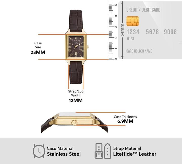 Produktbild Fossil Raquel (Analoguhr, 23 mm)