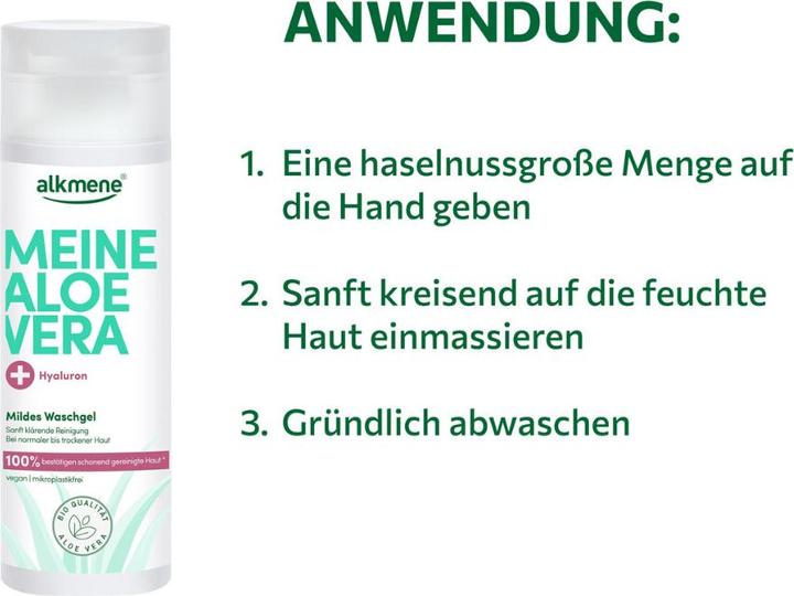 Image du produit Alkmene MEINE ALOE VERA, Mildes Waschgel (Gel nettoyant, 200 ml)