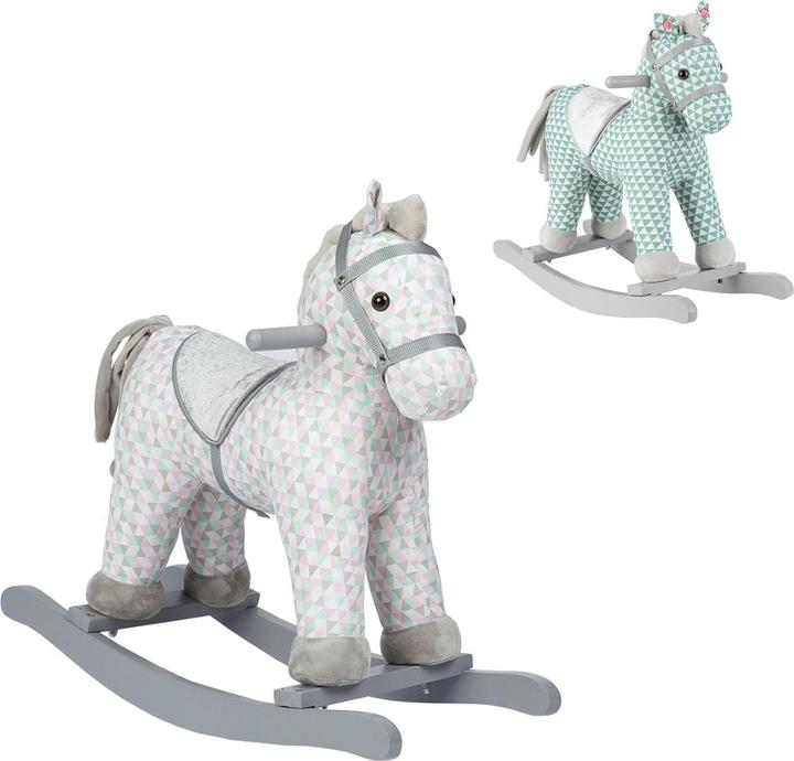 Kikkaboo Plush rocking horse with sound
