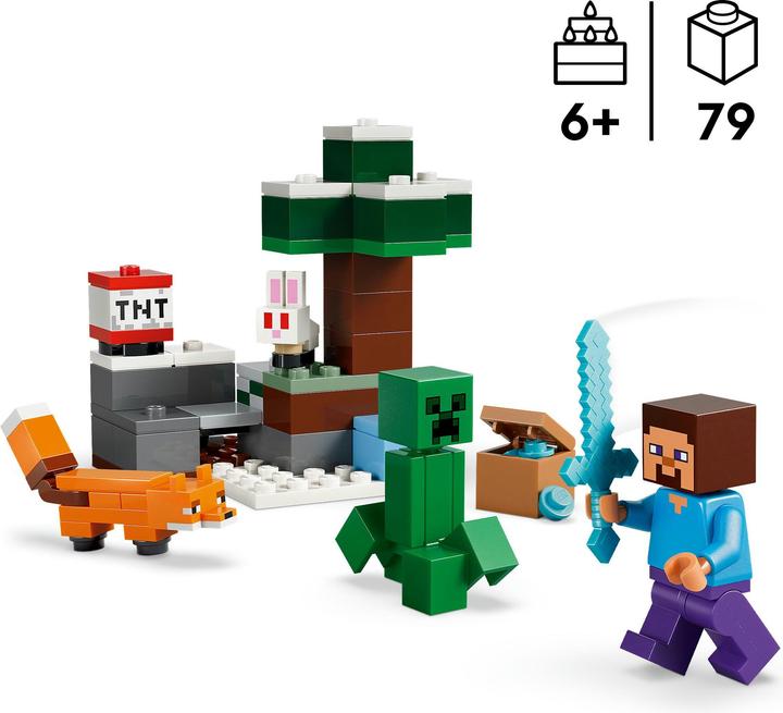 Image du produit LEGO Steves Abenteuer in der Taiga (21583, LEGO Minecraft)