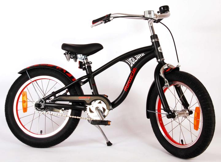 Produktbild Volare Miracle Cruiser Kinderfiets - Jongens - 16 inch - Mat Zwart - Prime Collection (16")
