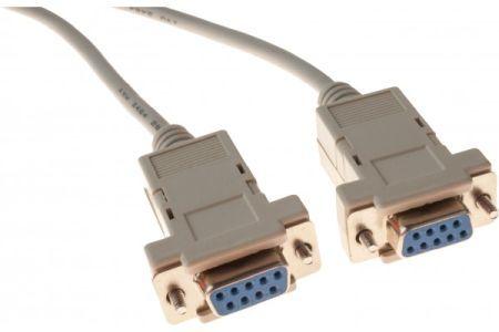 Actual product image Exertis Connect Null modem cable DB9F/F 1.80 m Linking of two PCs via DB9 serial port (1.80 m)