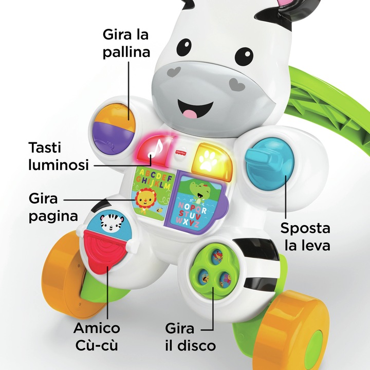 Actual product image Fisher-Price Learn with Me Zebra Walker