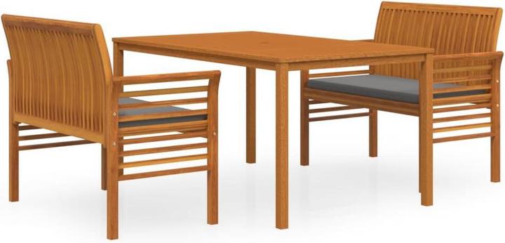 Produktbild vidaXL Garten Essgruppe (90 x 150 x 74 cm)