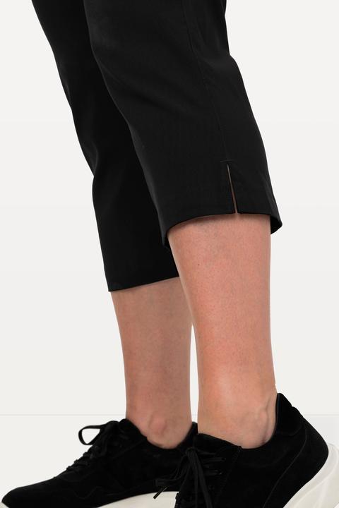 Immagine prodotto Ulla Popken Pantaloni di bengalina elasticizzata, lunghi fino al polpaccio, con cintura elastica (56)