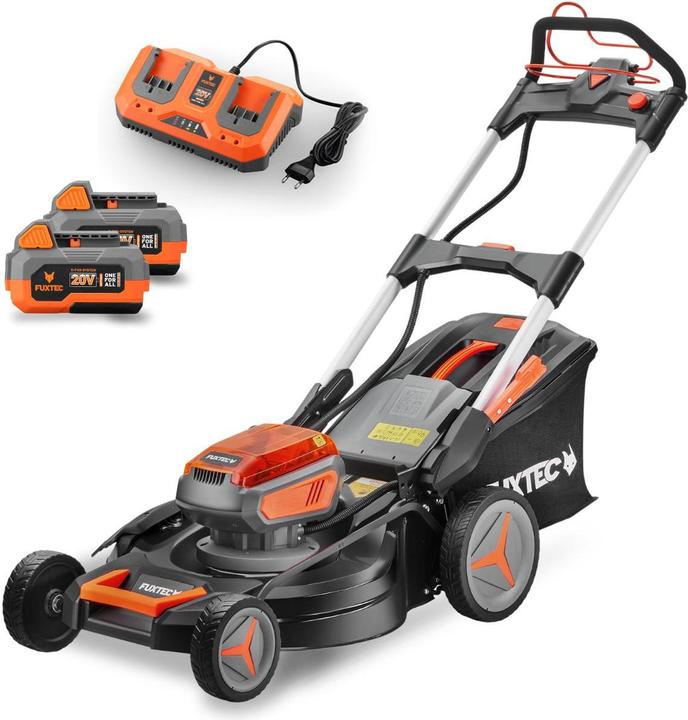 Actual product image Fuxtec 40V cordless lawn mower FX-E2RM51SET (Rechargeable battery operated)