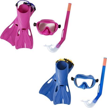 Produktbild Bestway Tauchset Blaue Maske, Flossen, Schlauch 25039