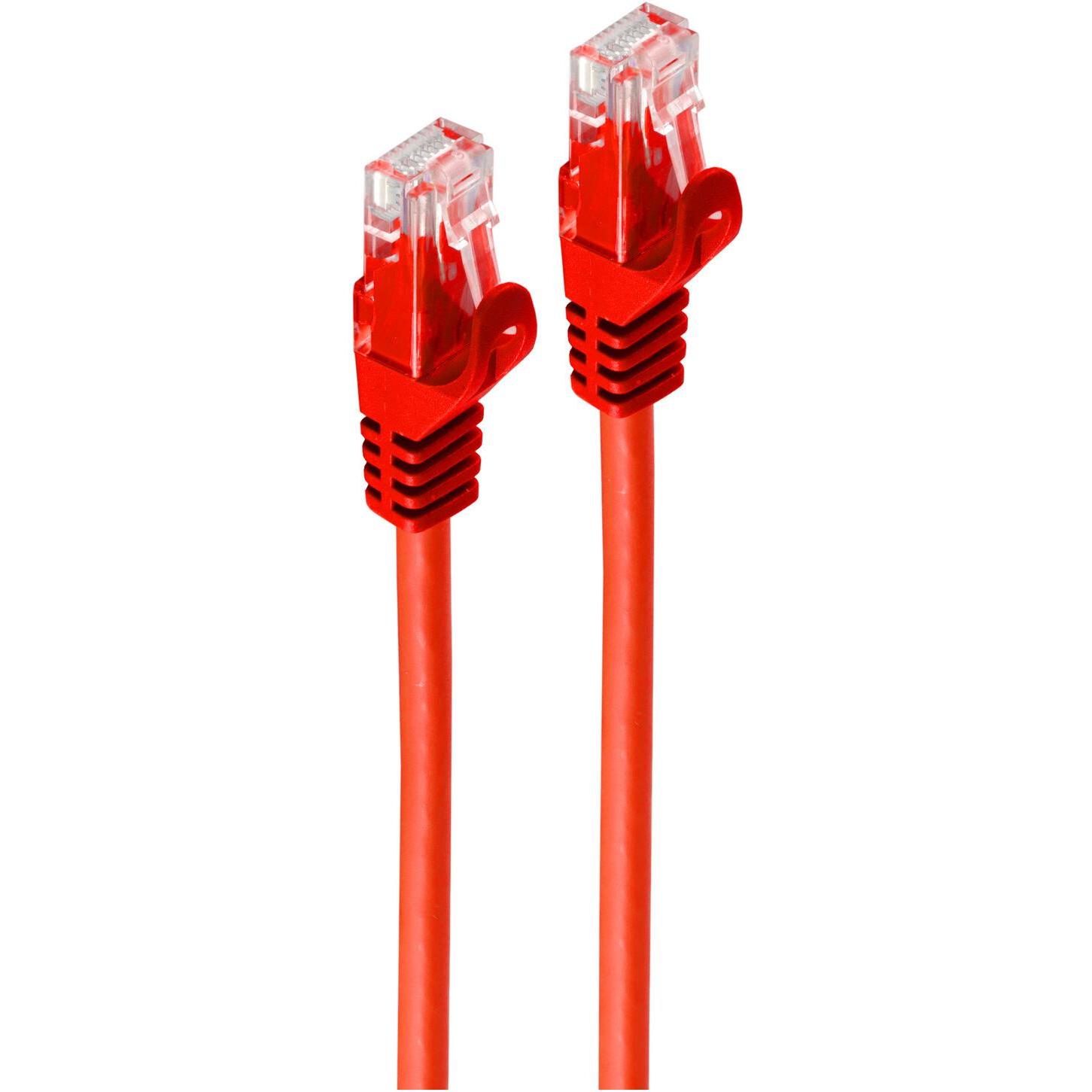 Shiverpeaks BS08-35014 Netzwerkkabel Rot 0,5 mCat.7 Rohkabel U/UTP (UTP) (U/UTP, CAT7, 0.50 m), Netzwerkkabel