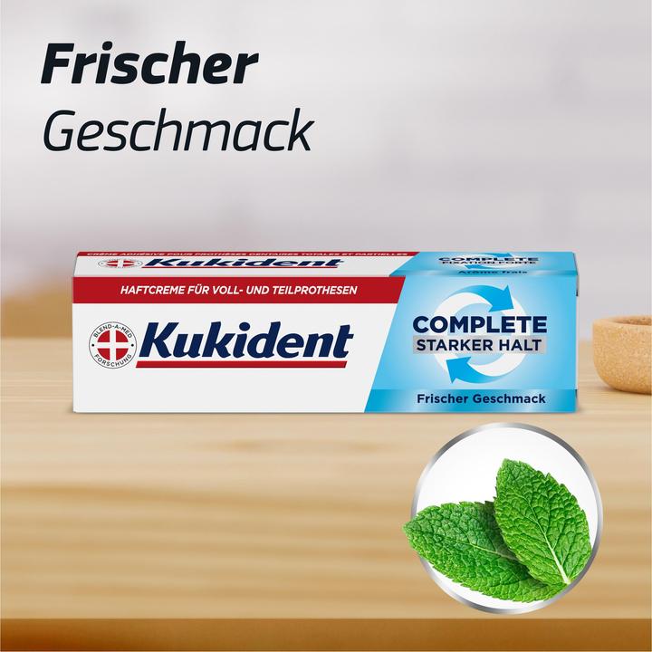 Immagine prodotto Kukident Haftcreme Complete Frischer Geschmack 70g Haftcreme (70 ml)